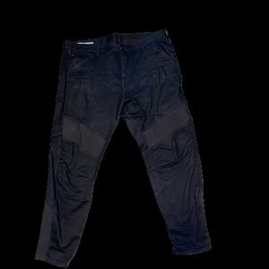 G Star Raw black biker chinos jeans
